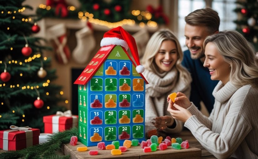 Den perfekte vingummi julekalender gaveidé til julen